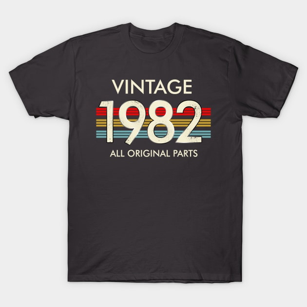 Vintage 1982 All Original Parts T-Shirt by louismcfarland